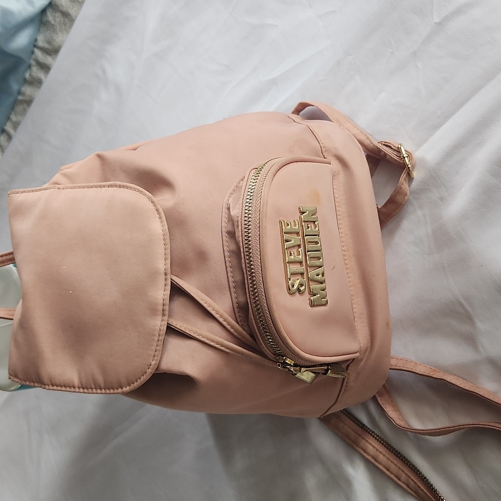 Steve Madden soft pink mini backpack